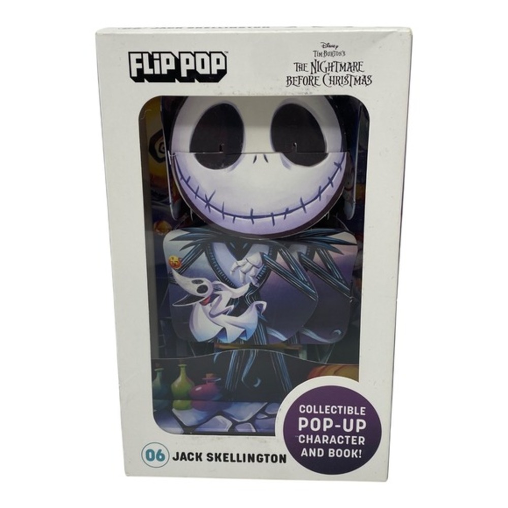Disney Nightmare Before Christmas Jack Skellington‎ Flip Pop Up Character & Book